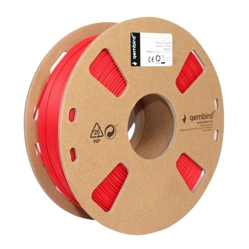Filament za 3D tiskalnike PLA PLUS/1,75 mm/rdeč