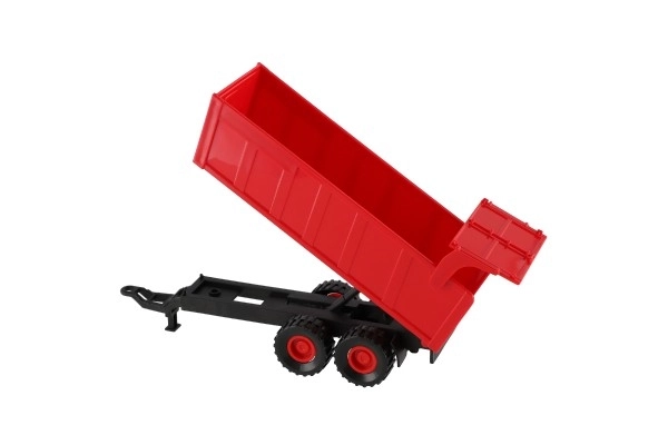 Rdeč traktor Zetor s prikolico z zvočnimi in svetlobnimi učinki - 36 cm