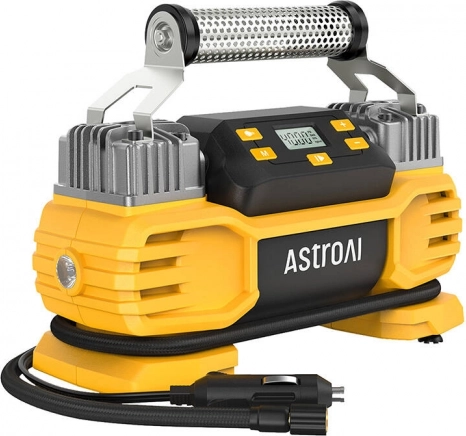 Dvojni kompresor ASTROAI AIRUN T2 160 PSI za težke pnevmatike