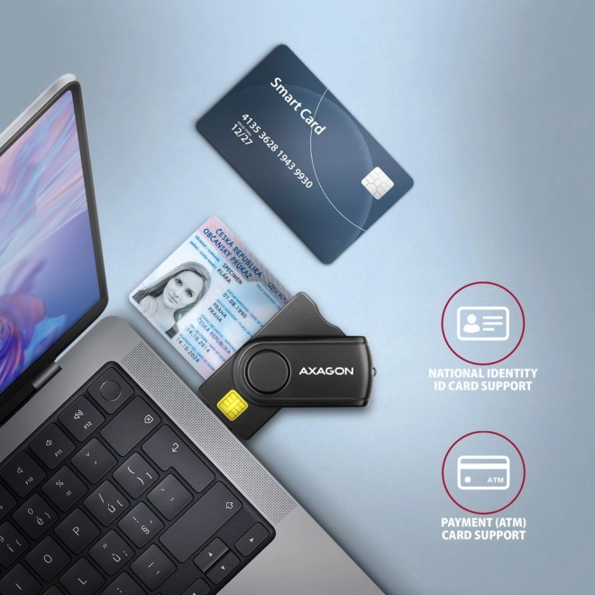CRE-SMP2A ID in SD/microSD/SIM kartica PocketReader USB