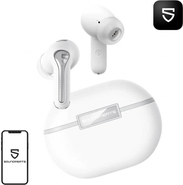 Slušalke Soundpeats Capsule3 PRO ANC bele