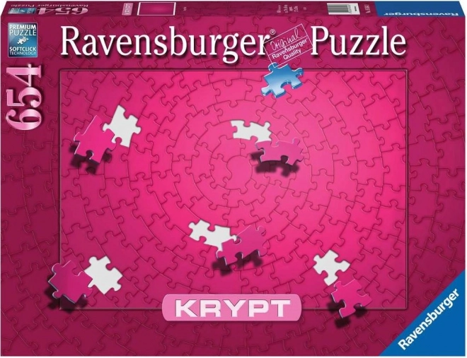 Ravensburger sestavljanka Krypt rožnata 654 kosov