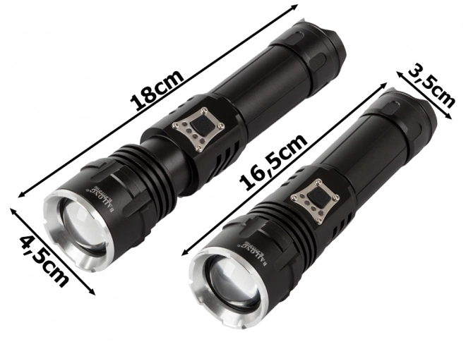 Vojaška taktična svetilka Bailong z LED CREE XHP160