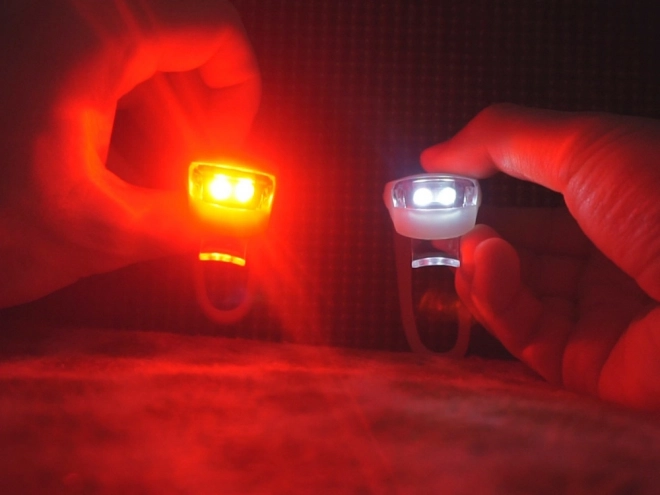 Silikonske luči za kolo - Sprednji in zadnji LED set