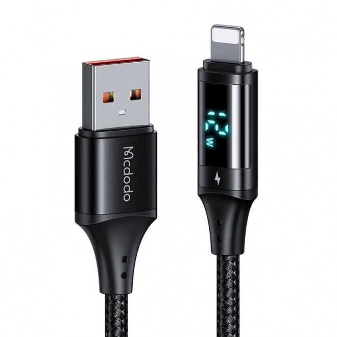 Podatkovni kabel z digitalnim zaslonom USB na Lightning Mcdodo, 1,2 m