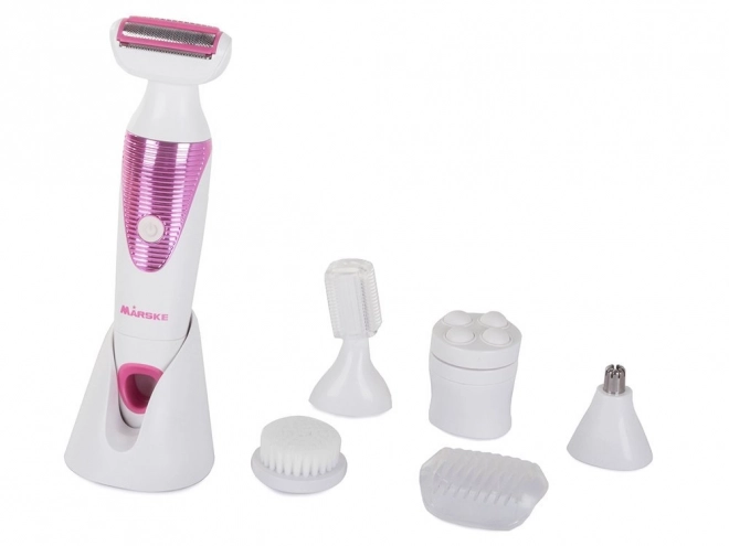 Ženski multifunkcijski epilator in brivnik 5v1 z brezžičnim stojalom