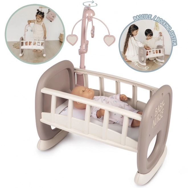 Smoby Baby Nurse zibelka s karuselom za punčke