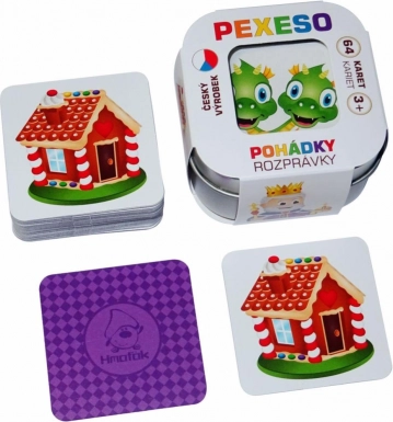 Spomin Pravljične zgodbe v kovinski škatlici (64 kart)