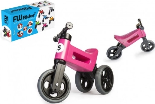 Poganjalec Funny Wheels Rider Sport 2v1 za otroke – Roza