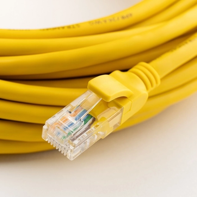 Prehodni konektor RJ45 CAT5e UTP Pozlačeni kontakti 100 kosov