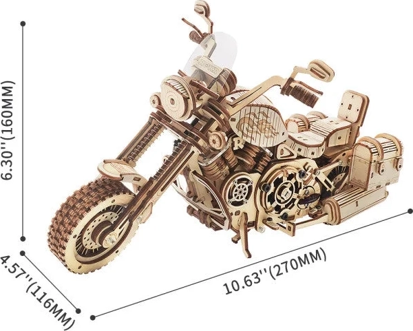 Moto Cruiser LK504 - 3D lesena sestavljanka
