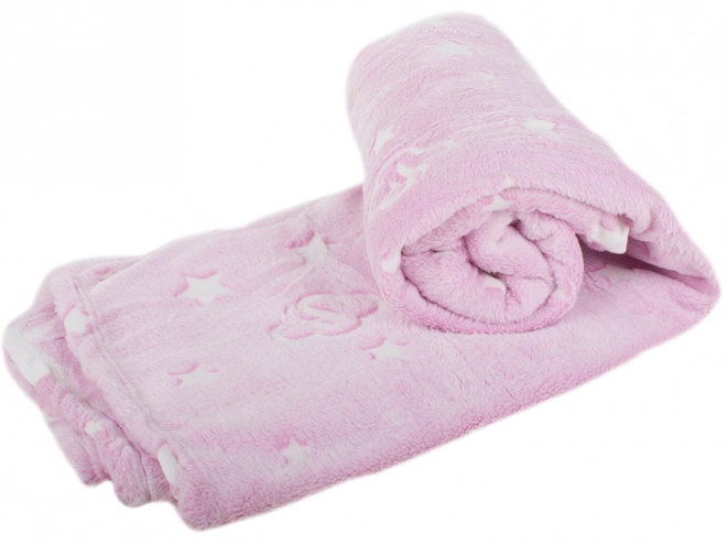 Odeja z rokavi iz flisa topla majica kopalni plašč neonski – roza