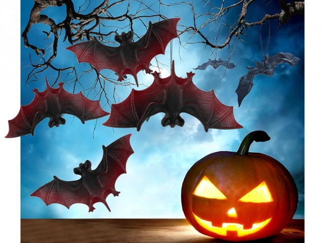 Halloweenska dekoracija netopirjev set