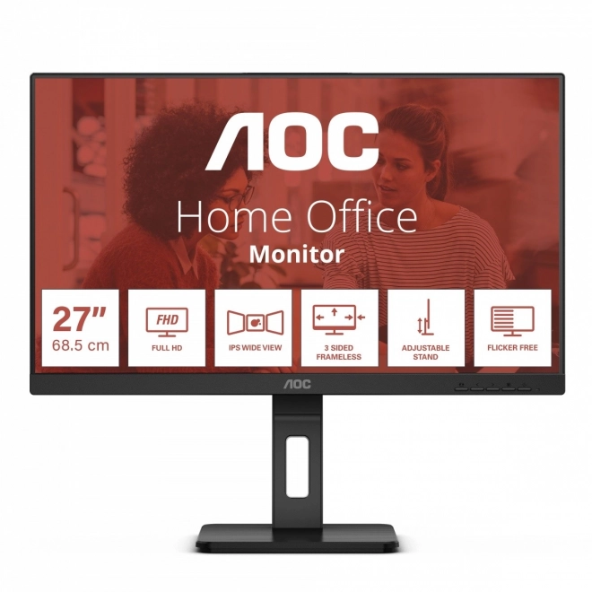 Monitor AOC 24 palcev IPS HDMI DP Pivot zvočniki