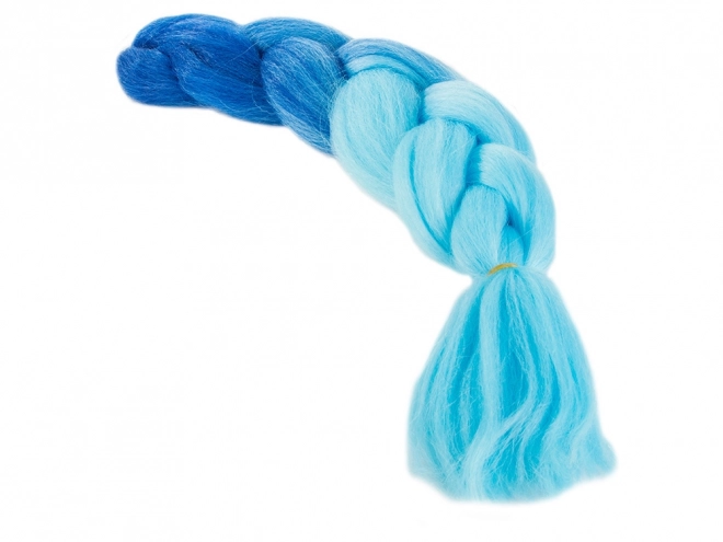 Sintetični lasje za ombre modre kite