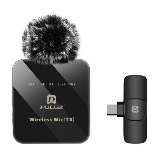 Brezžični lavalier mikrofon PULUZ PU648B (USB-C)
