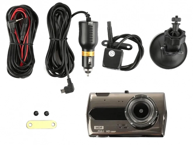Avto kamera s full HD zapisom in LCD zaslonom