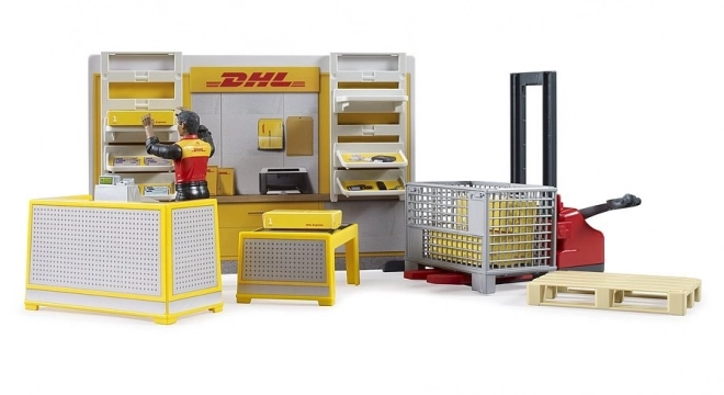 Bruder BWORLD Paketomat DHL z dodatki