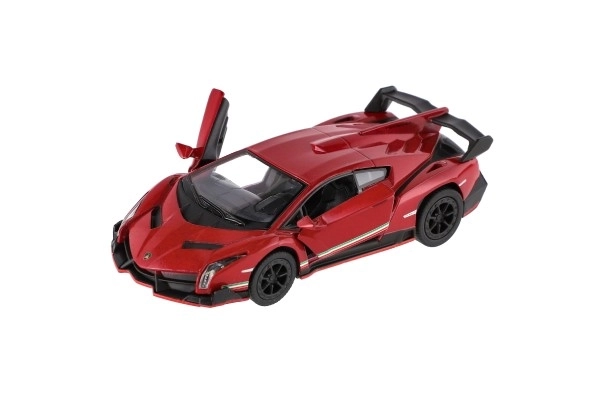 Auto Kinsmart Lamborghini Veneno kovinska/plastična 13cm na vzvratni pogon
