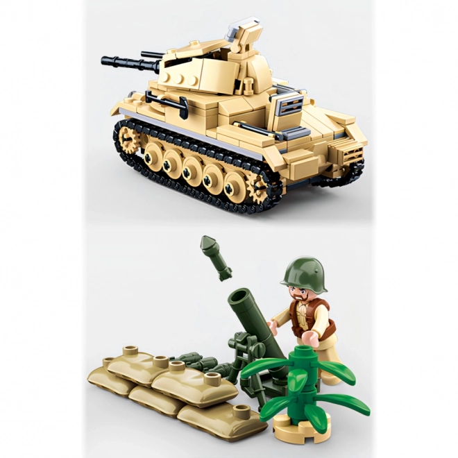 Sluban WWII M38-B0691 Nemški tank Panzer II