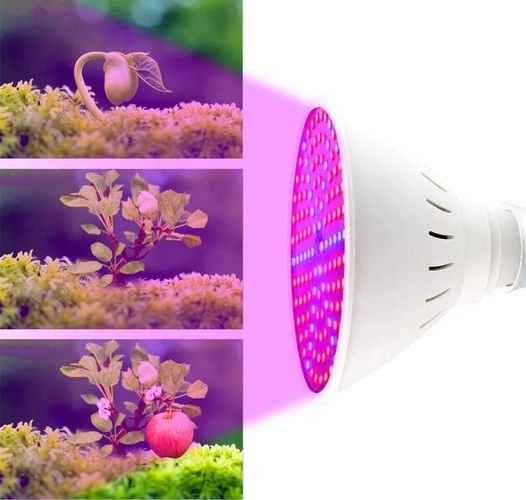 LED žarnica za rast rastlin 200 LED E27