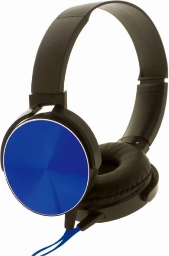 Stereo slušalke z mikrofonom Montana črno‑modre