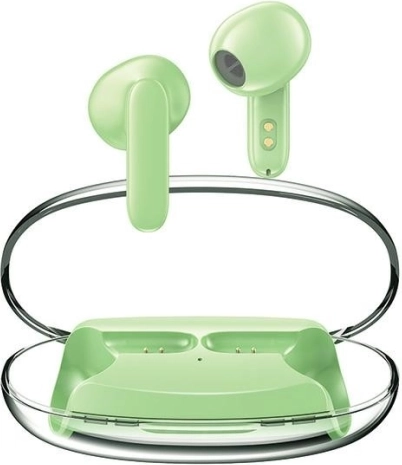 Brezžične slušalke AWEI bluetooth 5.3 TWS z ENC, zelena