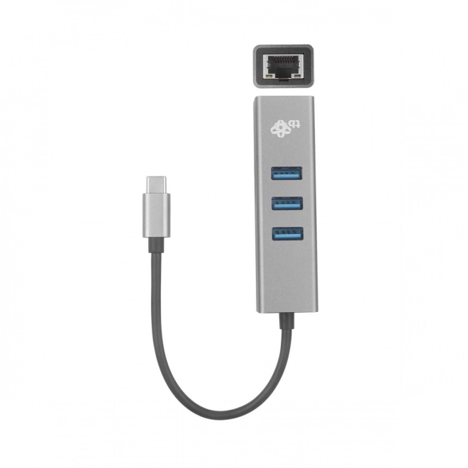USB-C adapter z RJ45 + 3x USB-A vrata - 1000 Mb/s