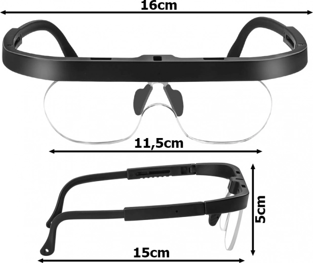 Udobna nastavitev za različne velikosti