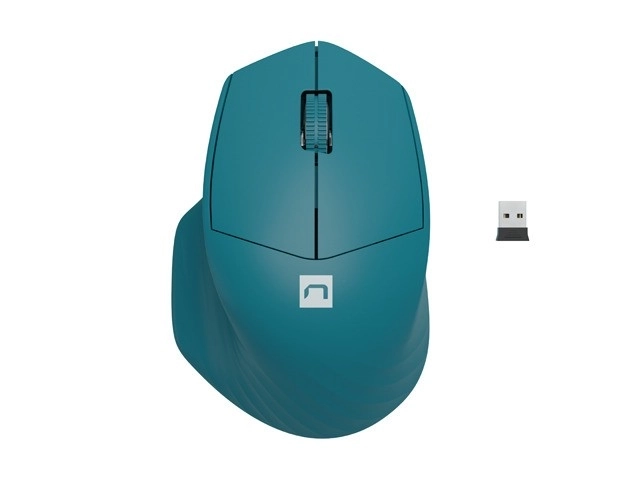 Brezžična miška Siskin 2 1600 DPI Bluetooth 5.0 + 2,4GHz – Modra