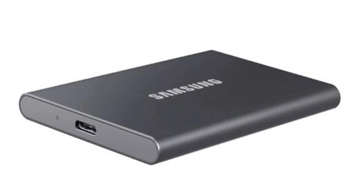 Prenosni SSD Samsung T7 2TB USB 3.2 Gen 2 sivi