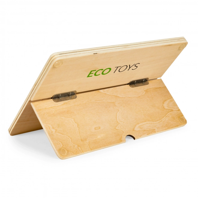 Lesena učna tablica, magnetna tabla ECOTOYS
