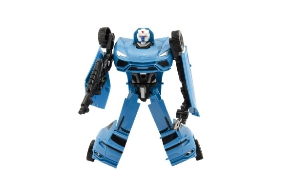 Transformer avto/robot plast 18cm v škatli 19x22x6cm - 1kos