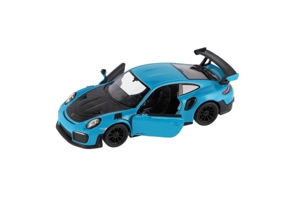Avto Kinsmart Porsche 911 GT2 RS kov/plast 13 cm 4 barve na vzvratno navijanje 12 kos v škatli