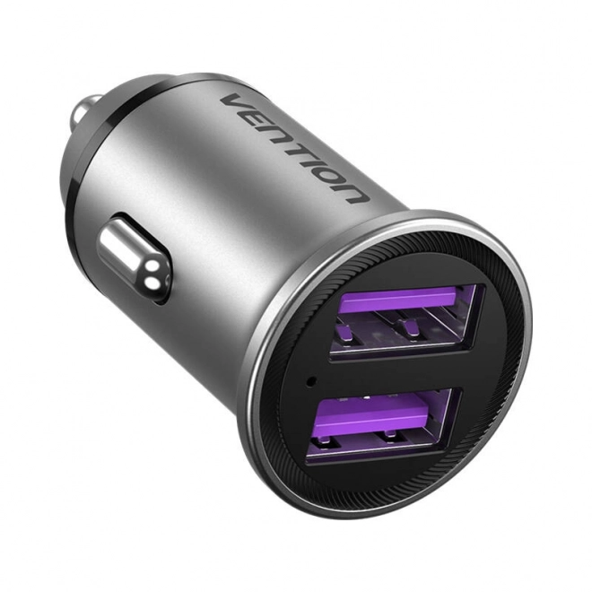 Avtopolnilec 2x USB Vention 30W Siv