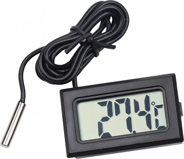 Digitalni panelni termometer z LCD-zaslonom in sondo