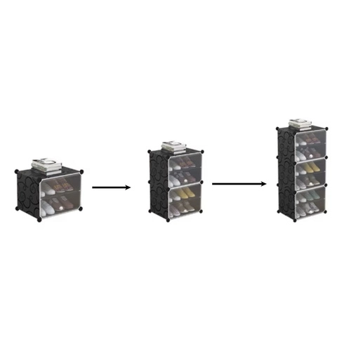 Modularni stojalo za čevlje - 6 nivojev
