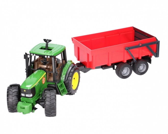 Bruder Traktor John Deere in prekucni priklopnik