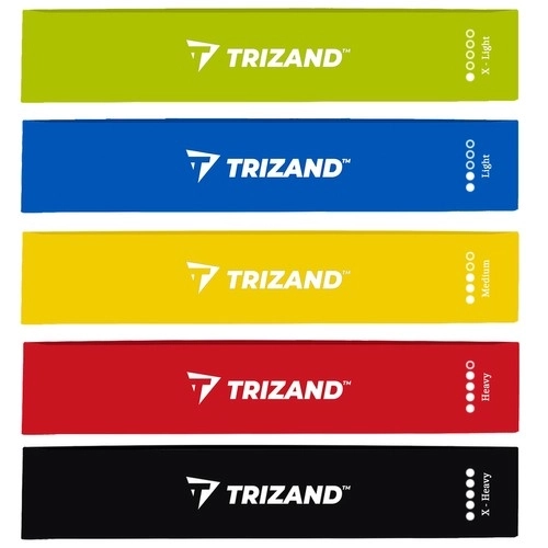 Set gum za vadbo - 5 kosov Trizand 21955
