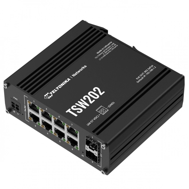 Industrijski vodeni preklopnik TSW202 2xSFP 8xPoE+ L2/L3