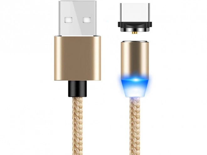 Magnetni polnilni kabel 3v1 micro USB, tip-c in lightning, 1m