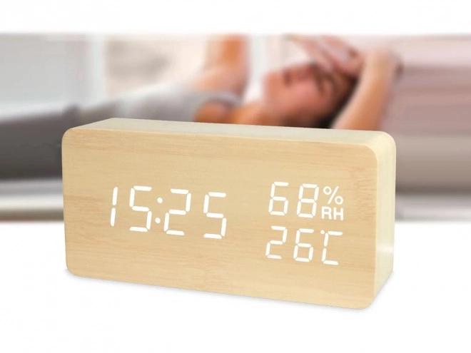 Sodobna elektronska budilka z USB