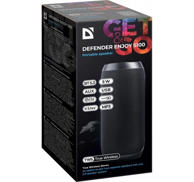 Bluetooth zvočnik ENJOY S100 črn