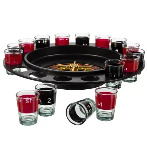 Zabavna ruleta + kozarci