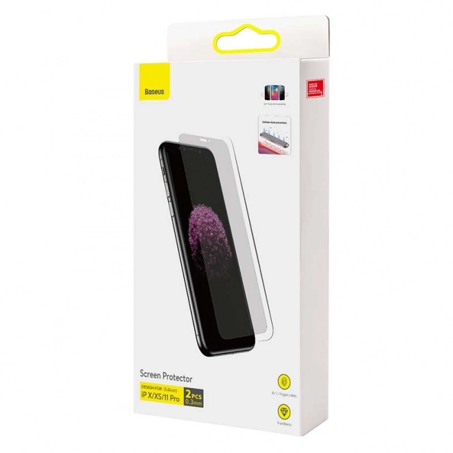 Baseus Kaljeno steklo za iPhone X/XS/11 Pro