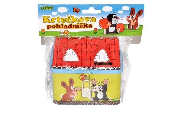 Hranilnik Krtek hiška z zakleto ključavnico