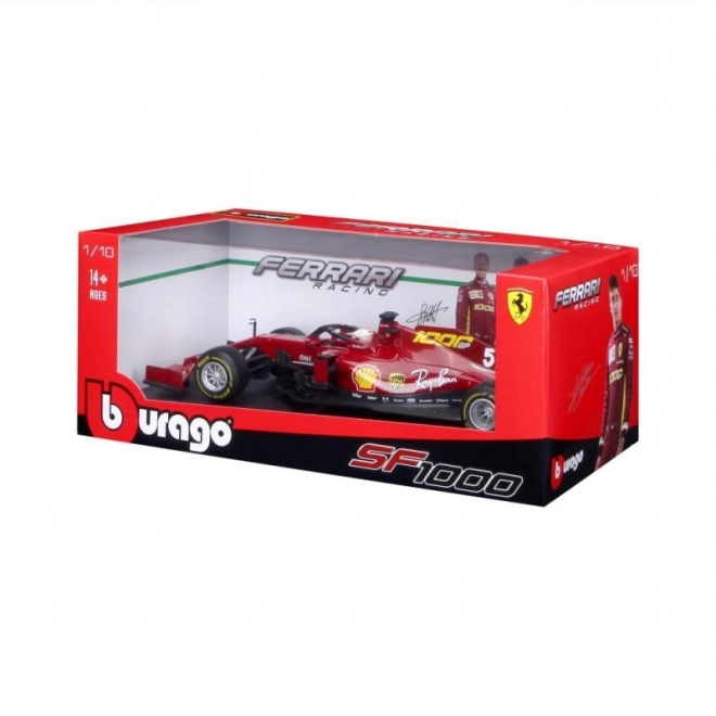 Kovinski model dirkalnika Ferrari SF1000 F1 2020 Tuscan GP Sebastian Vettel