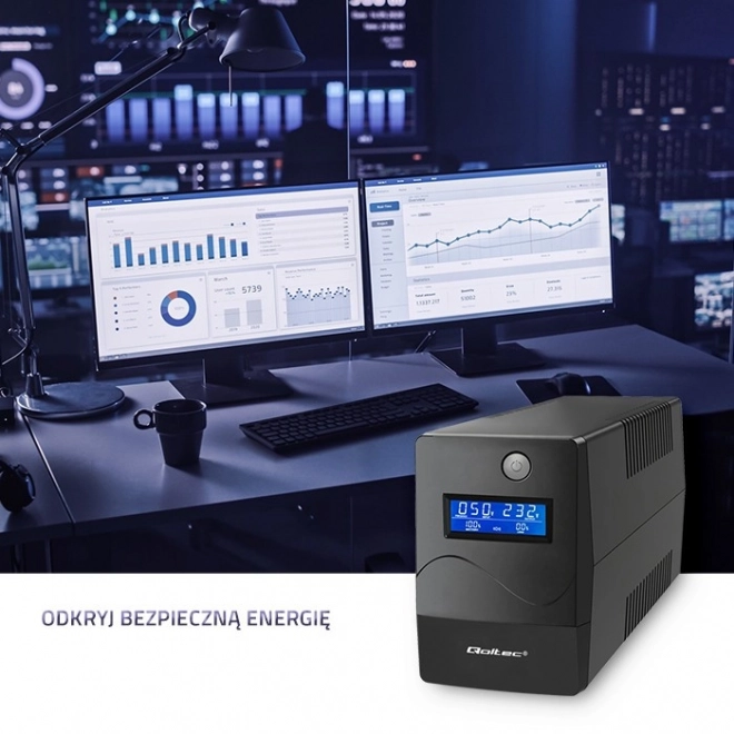 Rezervno napajanje UPS Monolith 650VA 360W LCD USB RJ45