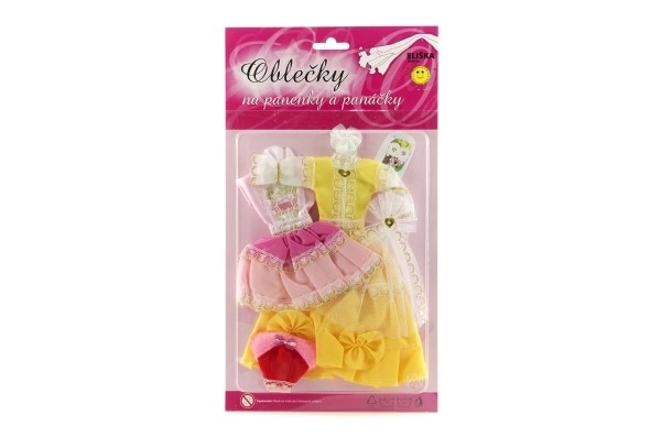 Oblačila z dodatki za punčke 2 kosa