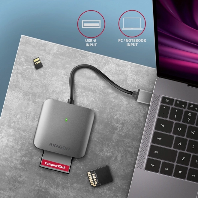 Bralnik kartic Axagon CRE-S3 USB 3.2 Gen 1